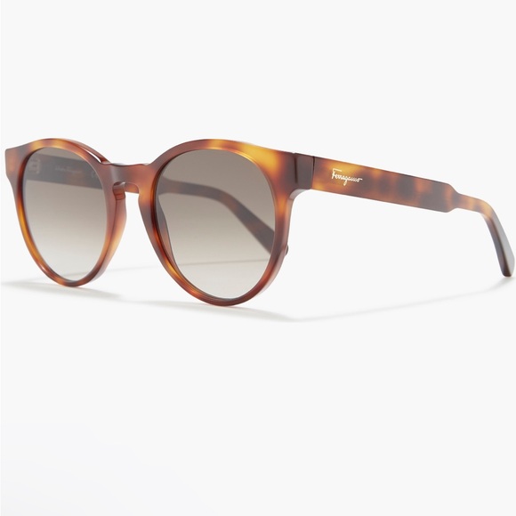 Salvatore Ferragamo 52MM Tea Cup Sunglasses NEW - Picture 1 of 10
